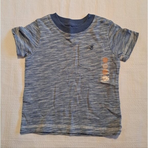 Gymboree boys size 6-12 months boys blue short sleeved shirt 2015, NWT - Picture 1 of 4